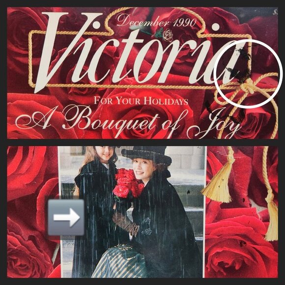 Vintage Victoria Magazine (Dec 1990) | Christmas Issue | Fair Condition - Picture 12 of 13